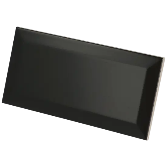 Metro Black Matt 7.5x15 cm - carrelage NAIS
