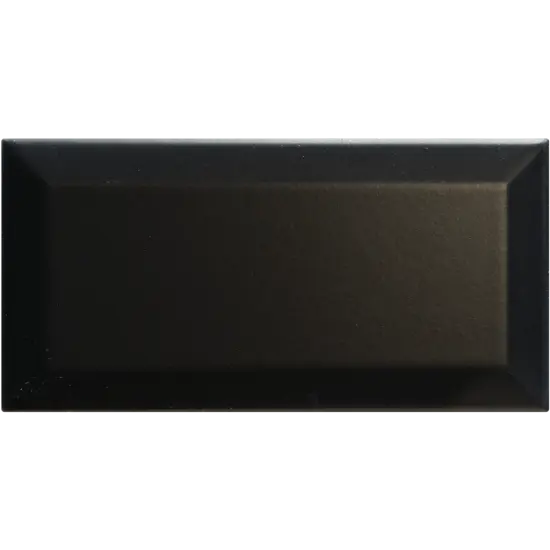 Metro Black Matt 7,5x15 cm