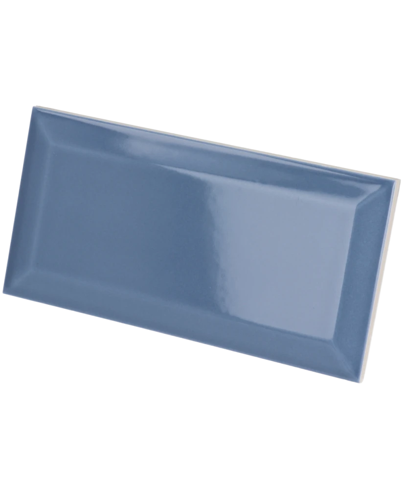 Carrelage Metro Blue 7,5x15 cm - détail du carreau