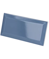 Carrelage Metro Blue 7,5x15 cm - détail du carreau