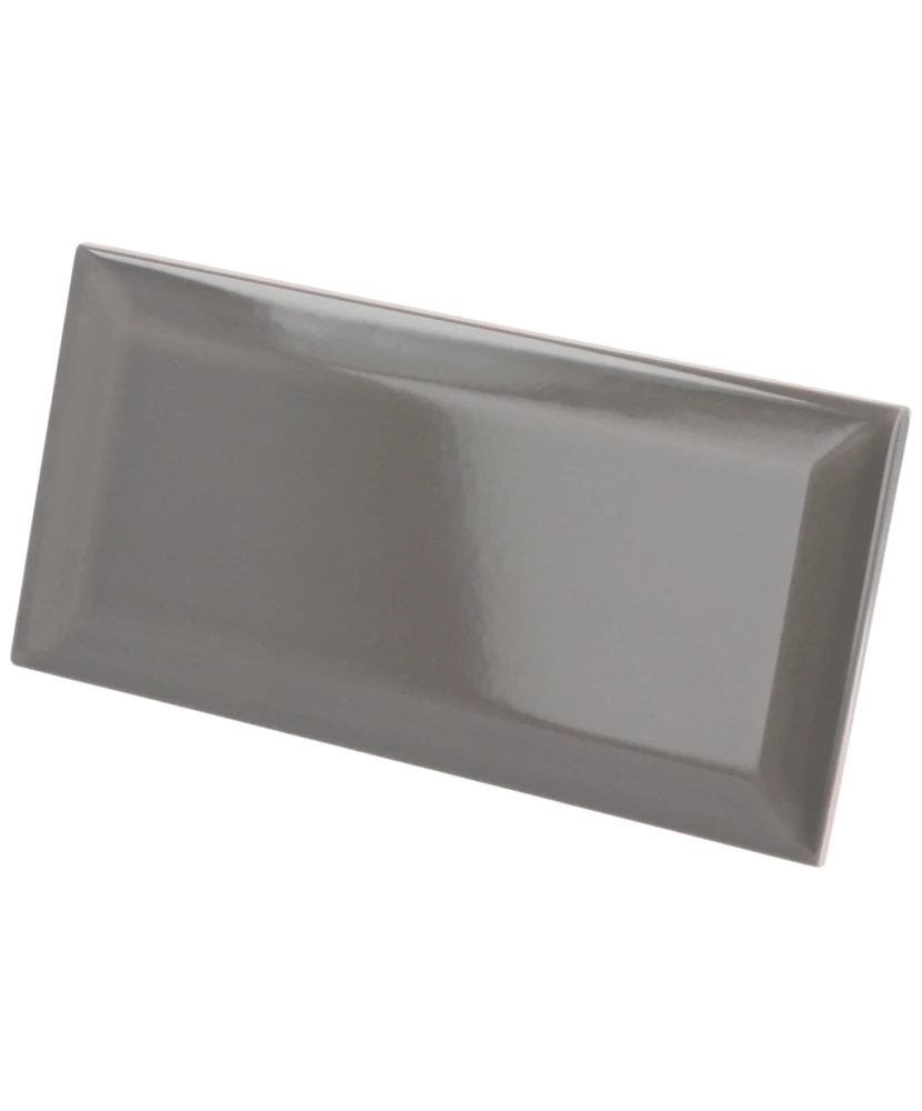 Carrelage Metro Dark Grey 7,5x15 cm - détail du carreau