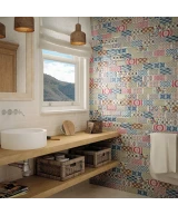 Carrelage Metro Patchwork 7,5x15 cm - vue d’ambiance
