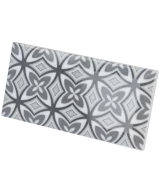 Carrelage Metro Patchwork B&W 7,5x15 cm - détail du carreau