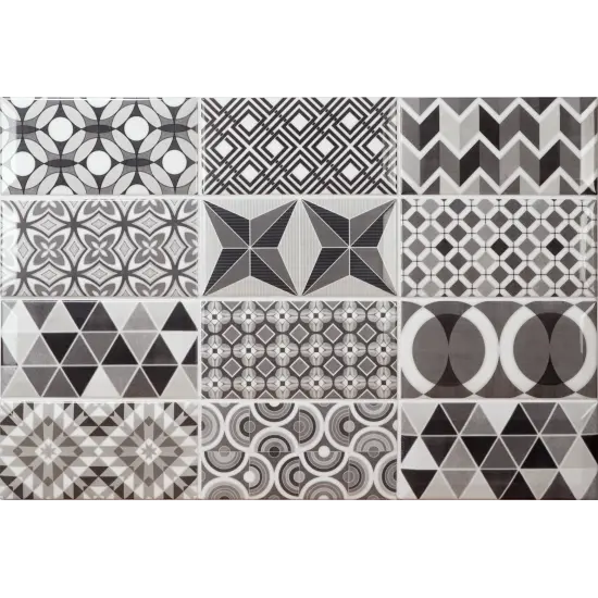 Metro Patchwork B&W 7,5x15 cm
