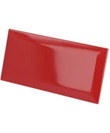 Carrelage Metro Rosso 7,5x15 cm - détail du carreau