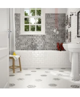 Carrelage Metro White 7,5x15 cm - vue d’ambiance