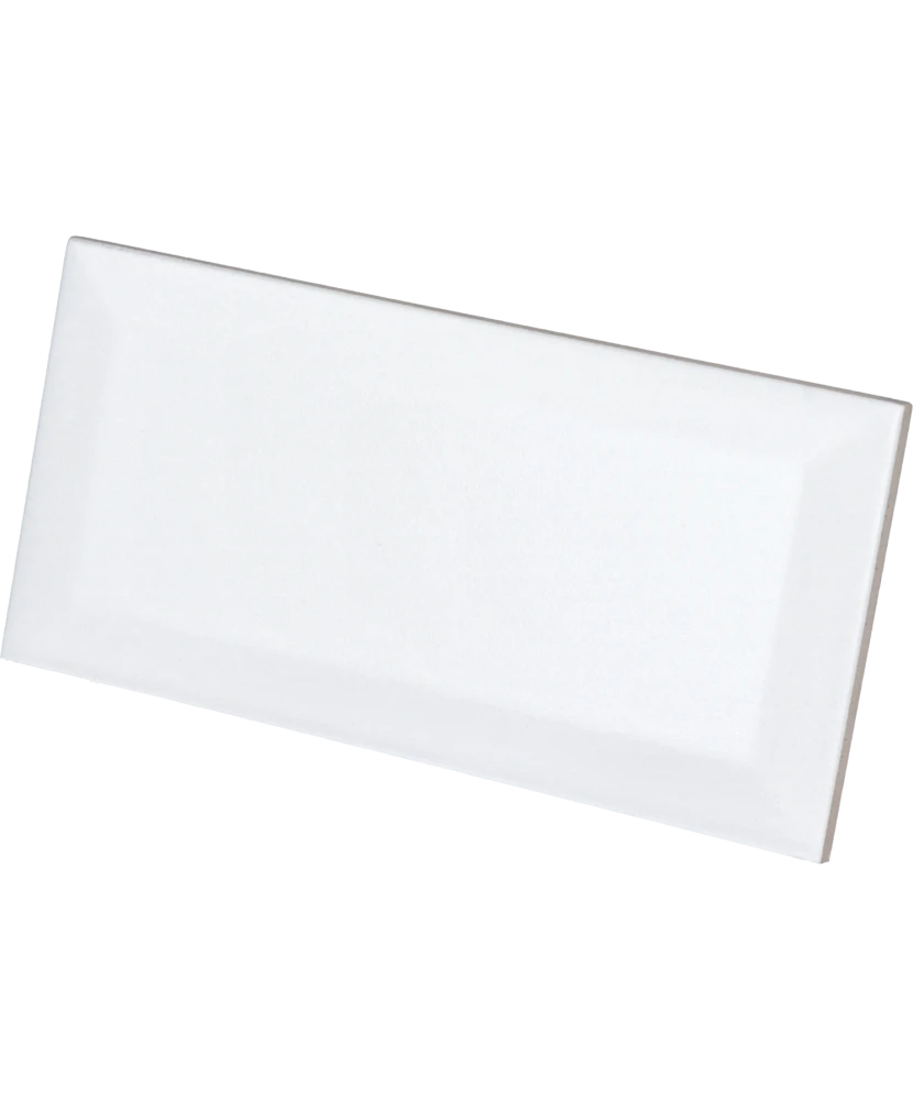 Carrelage Metro White Mat 7,5x15 cm - détail du carreau