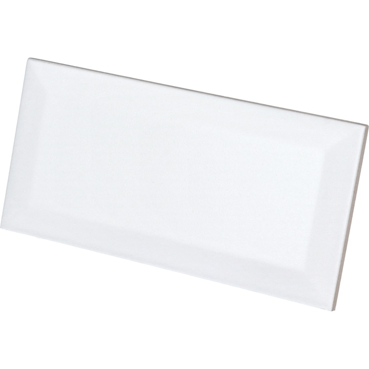 Metro White Matt 7.5x15 cm - carrelage NAIS