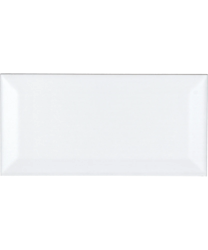 Carrelage Metro White Mat 7,5x15 cm - détail du carreau 2