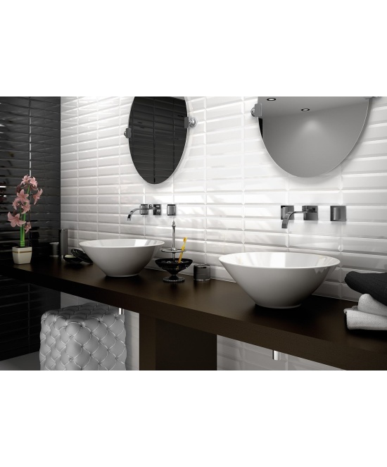 Metro Black 7.5x30 cm - carrelage NAIS - image 3
