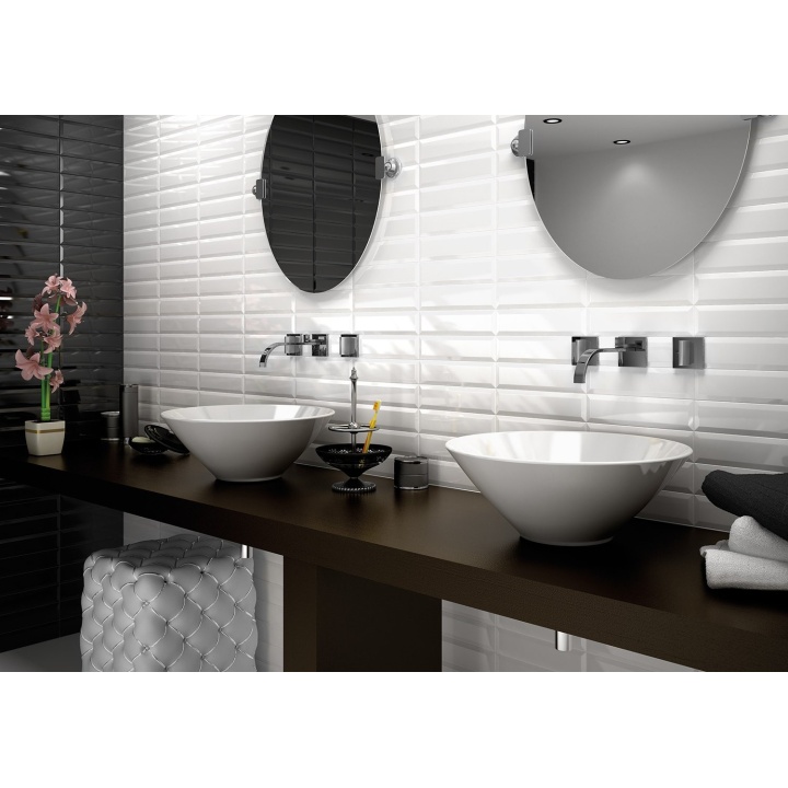 Metro White 7.5x30 cm - carrelage NAIS - image 3