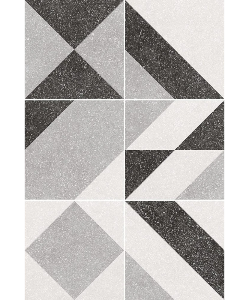 Carrelage Micro Elements Grey 20x20 cm - panneau de carreaux