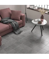 Carrelage Micro Evoke Grey 20x20 cm - vue d’ambiance