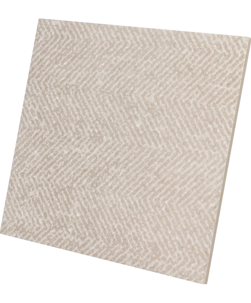 Carrelage Micro Evoke Taupe 20x20 cm - vue latérale du carreau