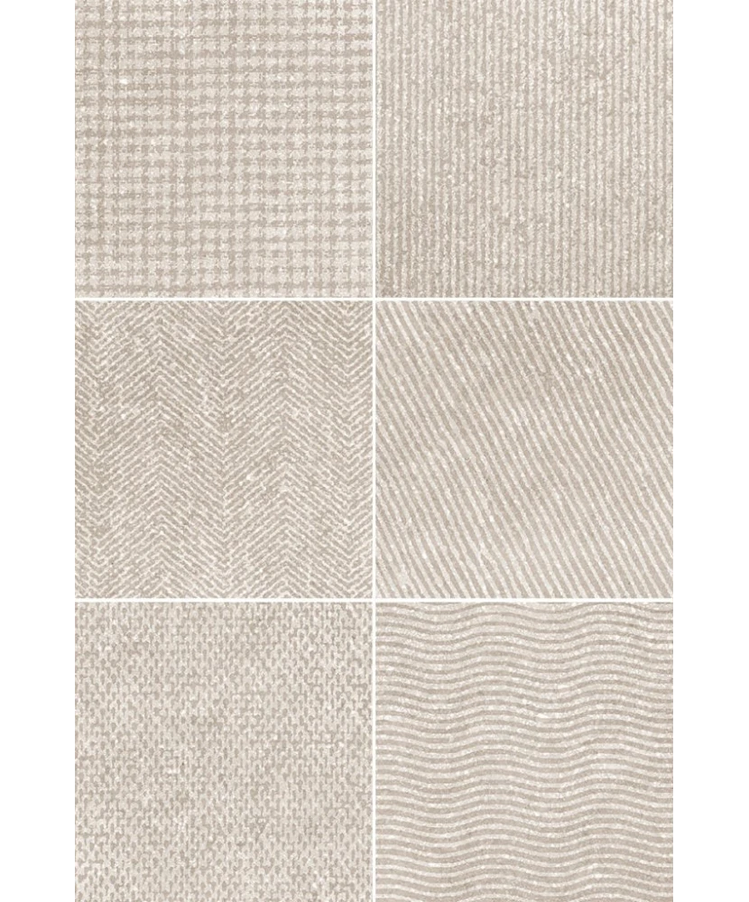 Carrelage Micro Evoke Taupe 20x20 cm - panneau de carreaux