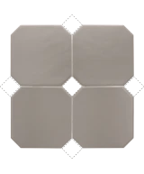 Carrelage Octagon Gris Mate 20x20 cm - détail du carreau 2