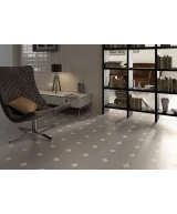 Carrelage Octagon Gris Mate 20x20 cm - vue d’ambiance