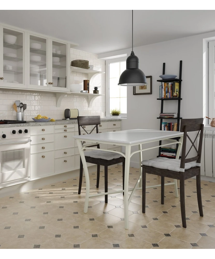 Carrelage Octagon Marmol Beige 20x20 cm - vue d’ambiance