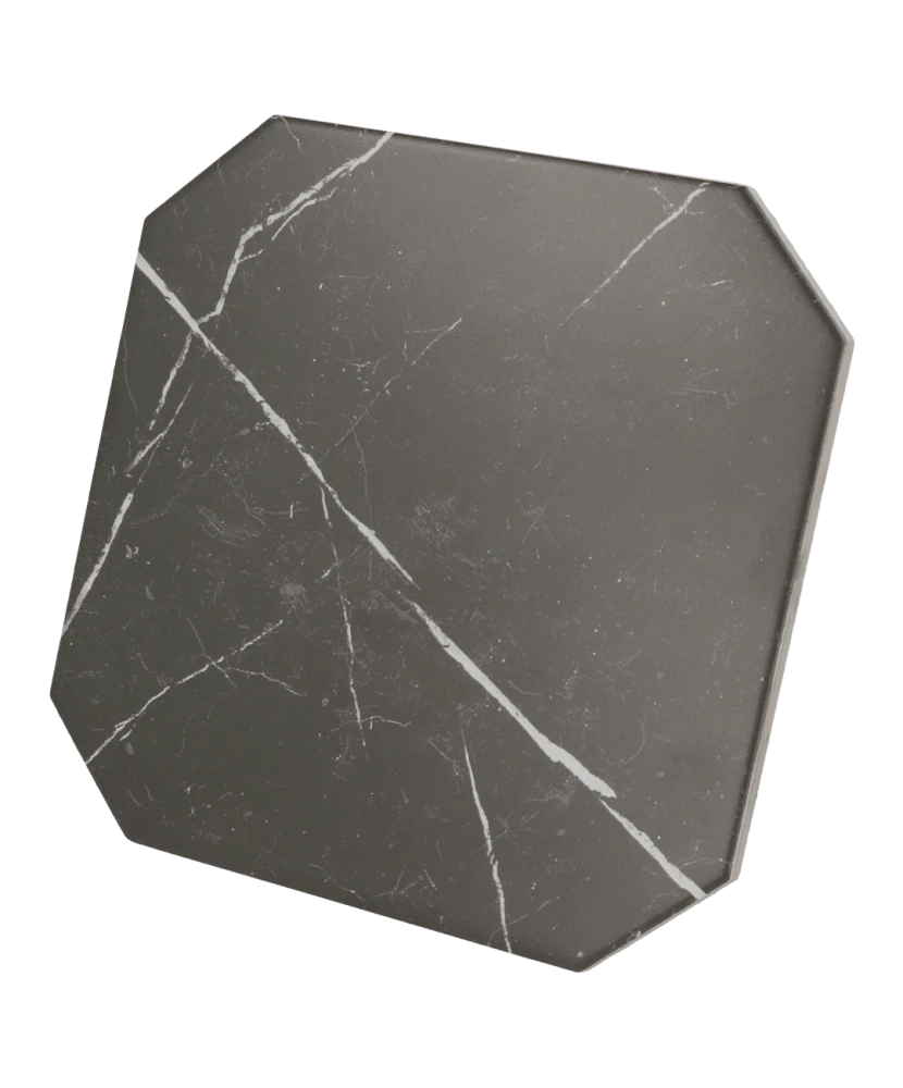 Carrelage Octagon Marmol Negro 20x20 cm - détail du carreau