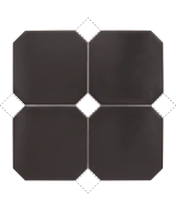 Carrelage Octagon Negro Mate 20x20 cm - détail du carreau 2