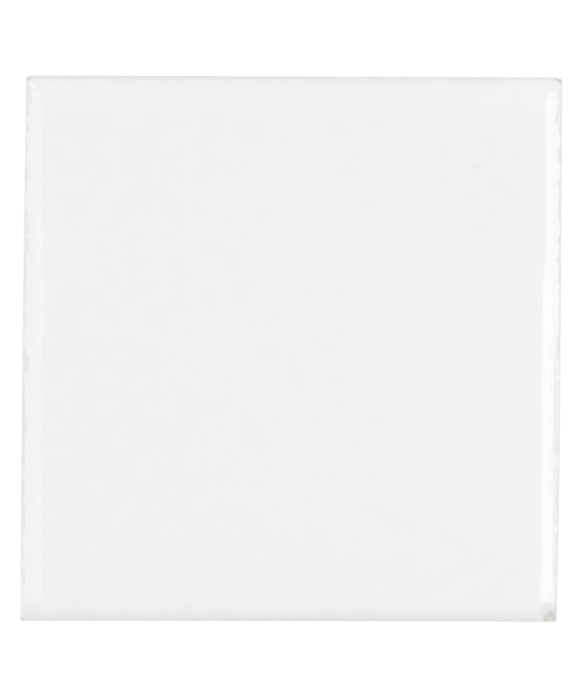 Carrelage Taco Blanco Brillo 4,6x4,6 cm - détail du carreau 3