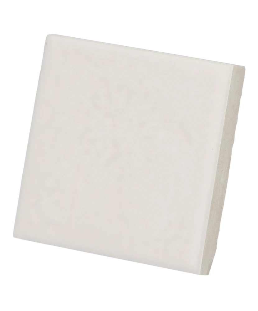 Carrelage Taco Blanco Mate 4,6x4,6 cm - détail du carreau
