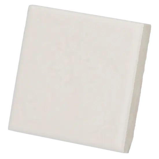 Carrelage Taco Blanco Mate 4,6x4,6 cm - détail du carreau