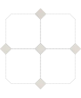 Carrelage Taco Blanco Mate 4,6x4,6 cm - détail du carreau 2