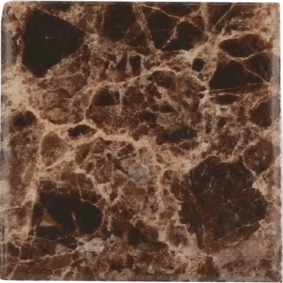 Carrelage Taco Emperador Marron 4,6x4,6 cm - détail du carreau 3