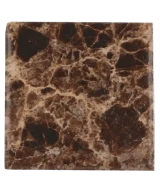 Carrelage Taco Emperador Marron 4,6x4,6 cm - détail du carreau 3