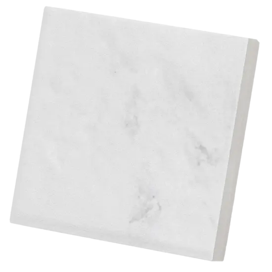 Carrelage Taco Marmol Blanco 4,6x4,6 cm - détail du carreau