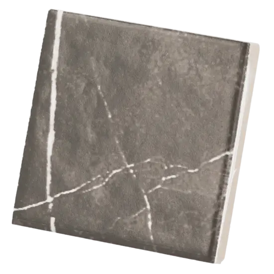 Carrelage Taco Marmol Negro 4,6x4,6 cm - détail du carreau