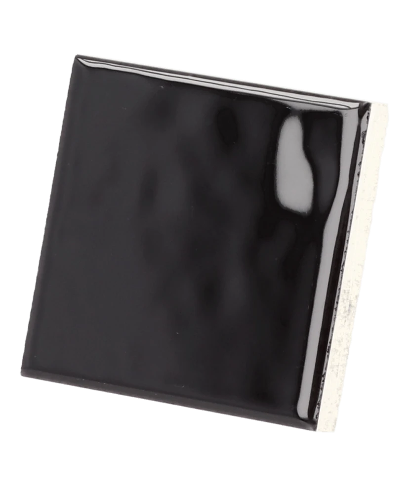 Carrelage Taco Negro Brillo 4,6x4,6 cm - détail du carreau