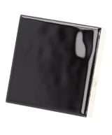 Carrelage Taco Negro Brillo 4,6x4,6 cm - détail du carreau