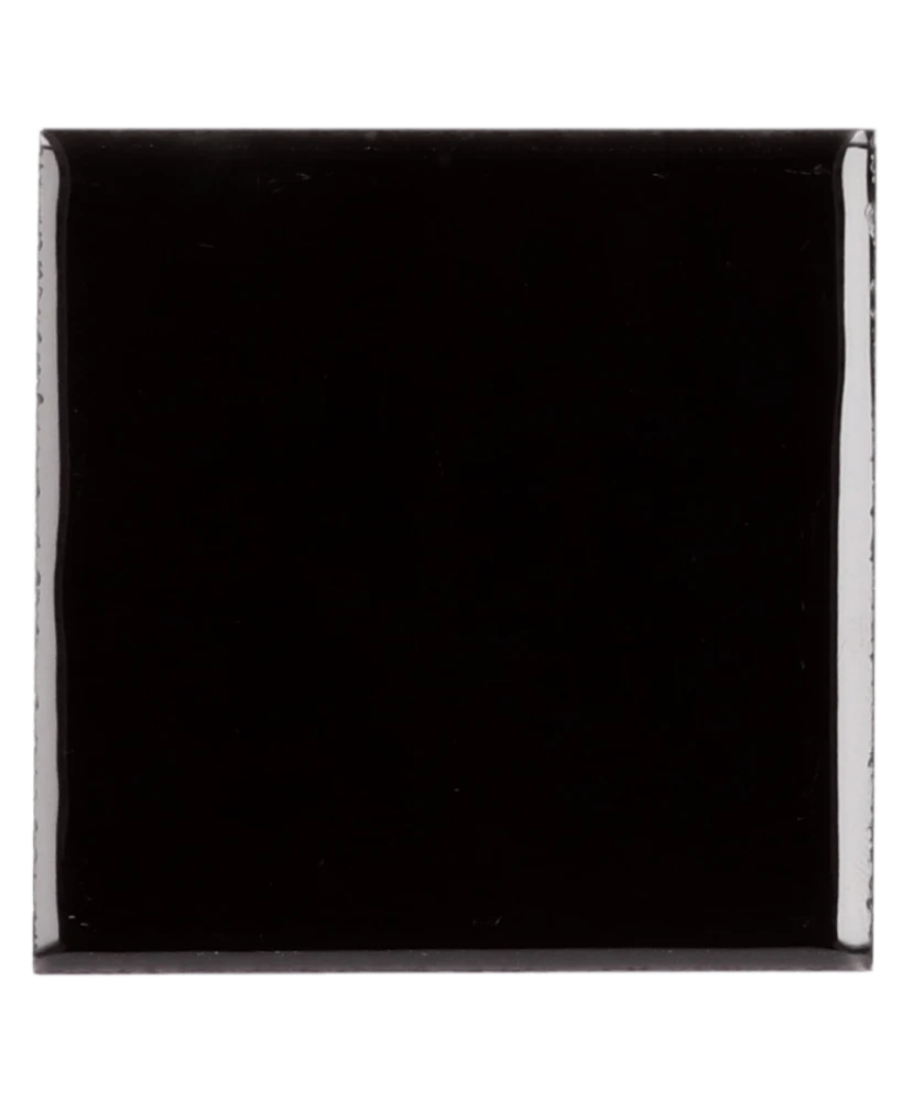 Carrelage Taco Negro Brillo 4,6x4,6 cm - détail du carreau 3