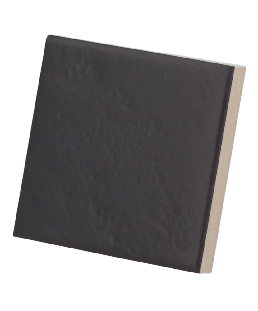 Carrelage Taco Negro Mate 4,6x4,6 cm - détail du carreau
