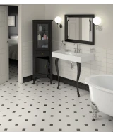 Carrelage Taco Negro Mate 4,6x4,6 cm - vue d’ambiance 3