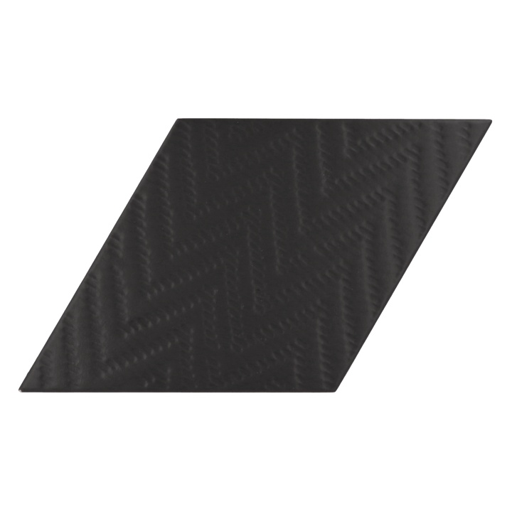 Rhombus Black Matt 14x24 cm - carrelage NAIS - image 2