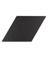 Carrelage Rhombus Black Mat 14x24 cm - détail du carreau 2