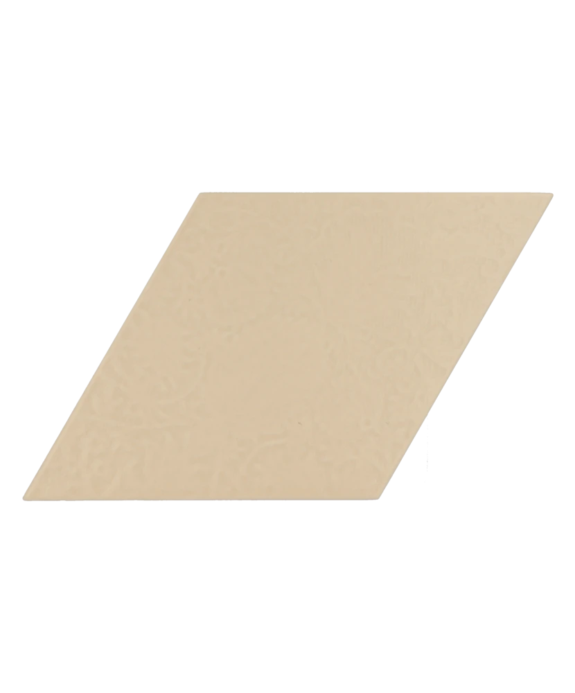 Carrelage Rhombus Cream Mat 14x24 cm - détail du carreau 2