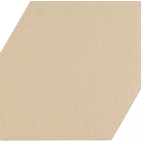 Carrelage Rhombus Cream Mat 14x24 cm - détail du carreau 2