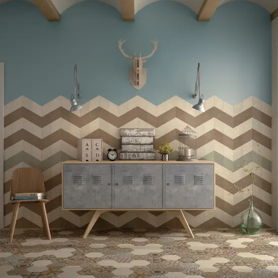 Rhombus Cream Matt 14x24 cm - carrelage NAIS - image 3