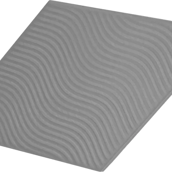 Carrelage Rhombus Dark Grey Mat 14x24 cm - détail du carreau