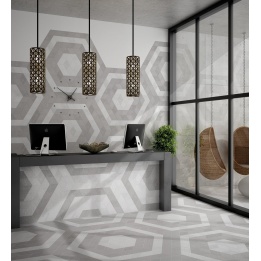 Rhombus Light Grey Matt 14x24 cm - carrelage NAIS - image 3