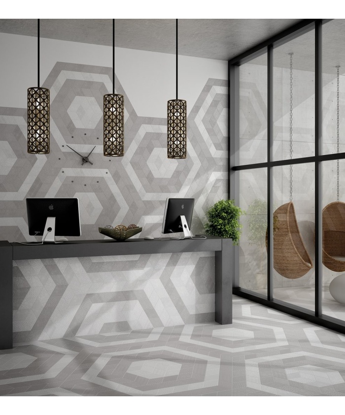 Rhombus Light Grey Matt 14x24 cm - carrelage NAIS - image 3
