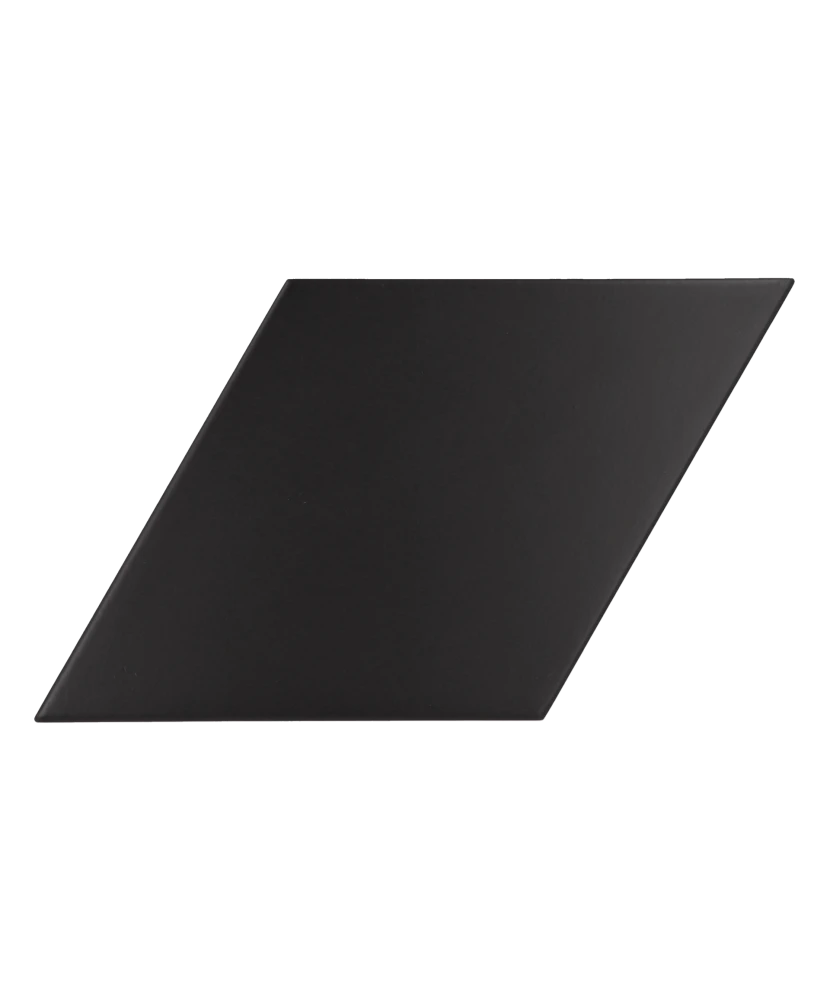 Carrelage Rhombus Smooth Black Mat 14x24 cm - détail du carreau 2
