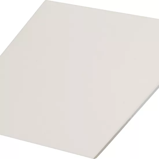 Carrelage Rhombus Smooth White Mat 14x24 cm - détail du carreau