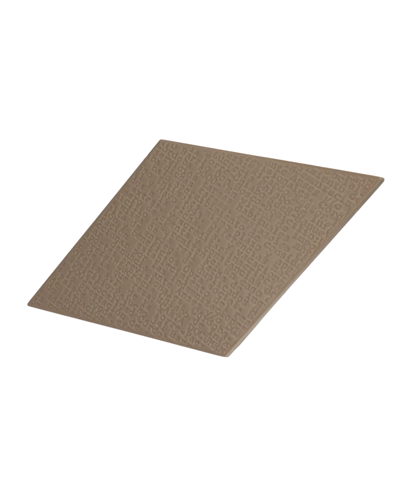 Carrelage Rhombus Taupe Mat 14x24 cm - détail du carreau