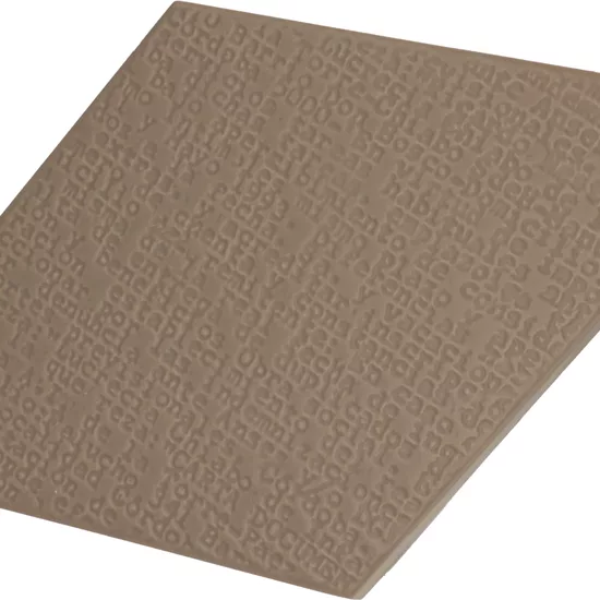 Carrelage Rhombus Taupe Mat 14x24 cm - détail du carreau