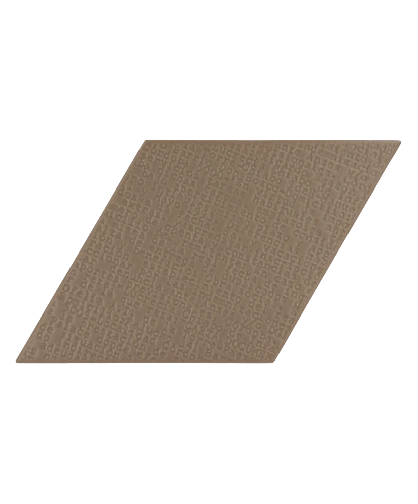 Carrelage Rhombus Taupe Mat 14x24 cm - détail du carreau 2